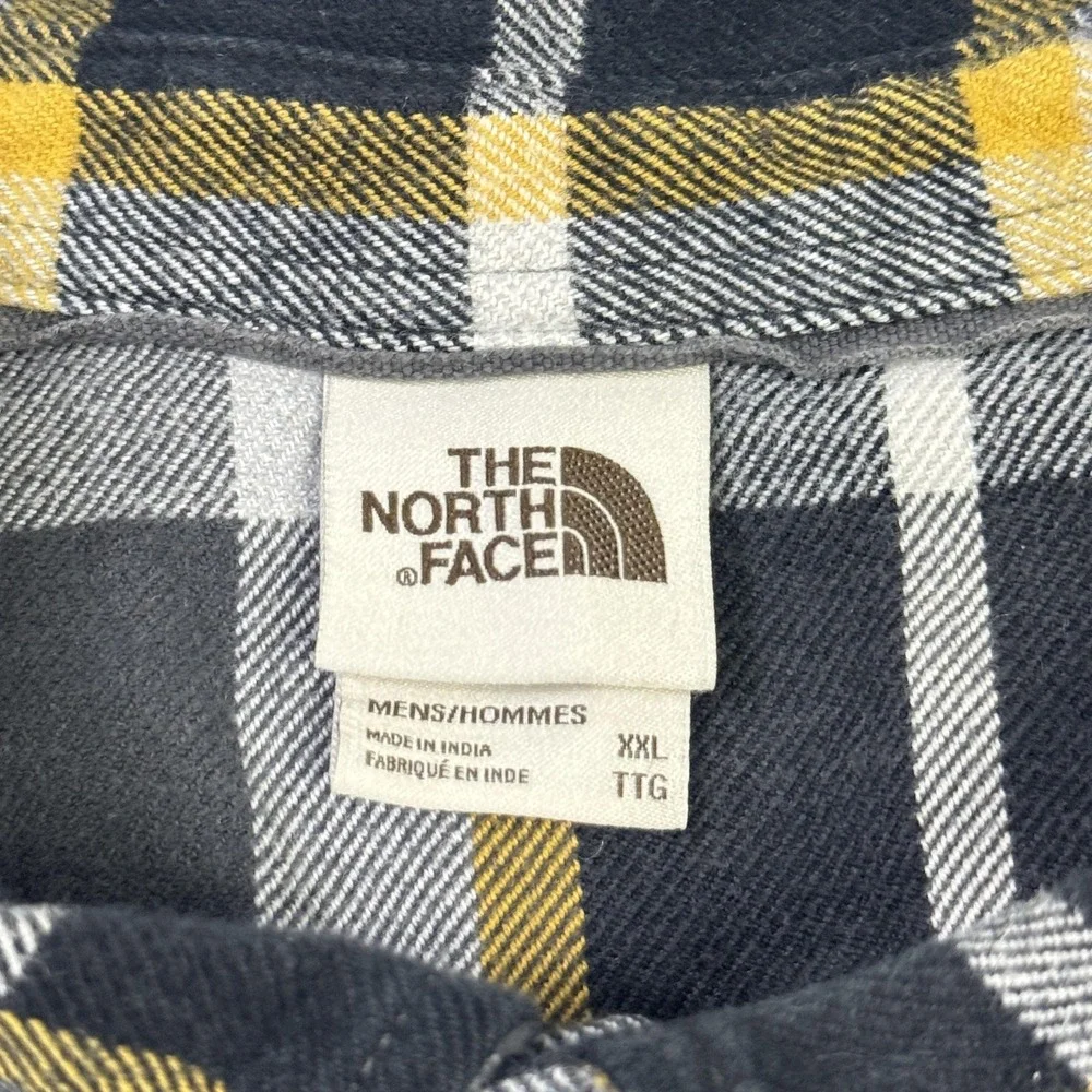 The North Face Flannel‎ Shirt Mens 2XL Multicolor Long Sleeve Button-Up Plaid